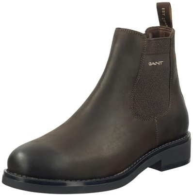 GANT FOOTWEAR Herren PREPDALE Chelsea-Stiefel, Dark Brown, 42 EU