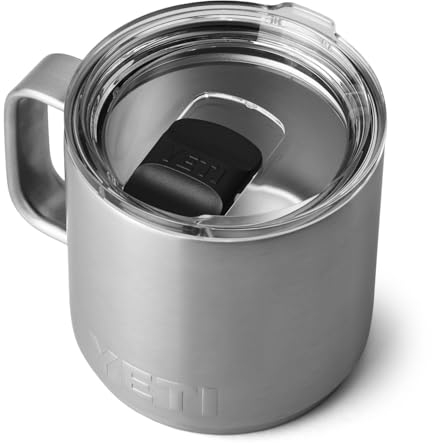 YETI Rambler Stapelbares Tasse MS 2.0, Edelstahl, Stainless Steel, 14oz (414ml)