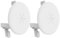 Bolcolege in Wall Cable Management Kit for Wall Mount TV, TV Cord Hider with 1-1/10 inch Silicone Pass Through for Low Profile Wires and Power Cables, Integrated Locking Bracket, White, 2 Pack