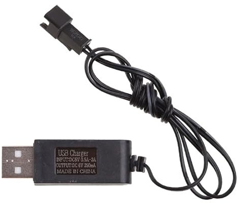 6V 250mA NiMh/NiCd Battery USB Charger For 5S NiMh/NiCd Battery Packs 2P Electric Toy Charger For Car A230 A330 A380 NEX-5 NEX-134