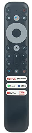 AULCMEET ARC902V FMR1 ARC902V FMRH Nuovo telecomando vocale sostitutivo adatto per fit for TCL Smart 4K 8K UHD QLED TV R646 S546 S446 C735 C835 C935 Series Q5 Q6 Q7 QM8 S3 S4 Series