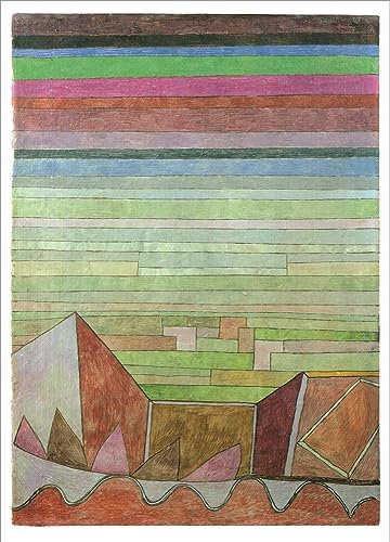 Kunstkarte Paul Klee Blick in das Fruchtland