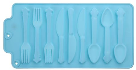 Limtula Fork Spoon Sugar Cake Molds Fondant Cake Food Grade Silicone Mould Baking Tools Sugar Mold Chocolate Fondant Mold