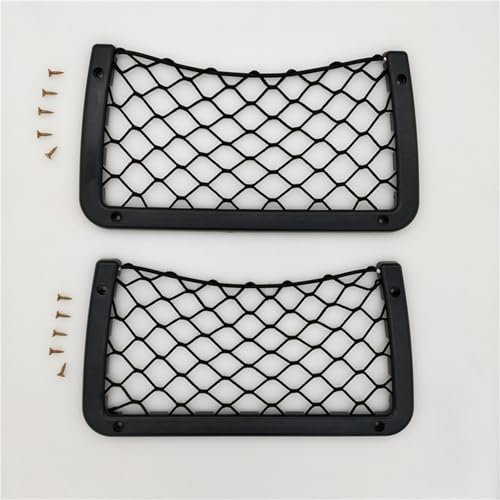 Onezebra Campervan Storage Ideas – 2 Pcs Elastic Mesh Storage Nets for Campervans, Perfect Van Storage Solutions for Organizing Phones, Water Bottles, and Toiletries
