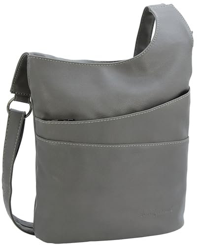 JENNIFER JONES - Damen Umhängetasche mit Reißverschluss - Handtasche in 2 Größen - Crossbody-Bag