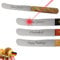 Solingen Messer personalisiert Olive Wellenschliff, eigene Gravur, Geschenk, persönlich, Premium Buckelmesser, Klinge rostfrei, Küchenmesser extra scharfe, Dünnschliff & Handabzug, Made in Germany