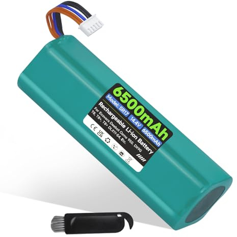 Mspalocell 6500mAh 14.4V Ersatz Akku für Deebot N10 N20 N30 Pro/Max/Plus, für Ecovacs T30 Omni, für Ecovacs Deebot X1 Omni/Turbo/Plus