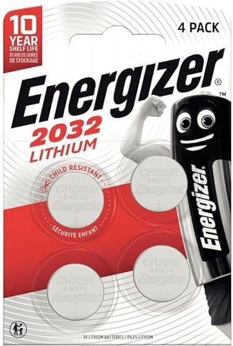 Energizer Batteria a bottone CR 2032 3 V 4 pz. 240 mAh Litio CR2032