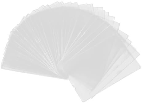 Tarotkartenhüllen aus PVC, transparent, Schutzhüllen für Baseballkarten, Sportkarten, Spielkarten, 100 Stück