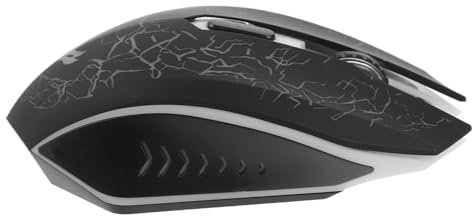 LOORGVEL Souris De Jeu sans Fil avec Éclairage RGB Et Récepteur USB Souris Optique Ergonomique pour Pc Et Ordinateurs Portables