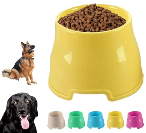 Dog Bowl with Long Ears, Elevated Bowl for Food and Water, Dog Water Bowl, Large Non-Slip Dog Bowl, Raised Bowl for Small, Medium and Large Dogs