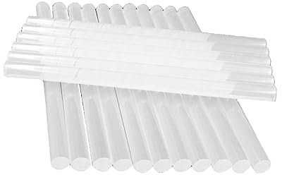 BUGUUYO 100pièces Bâtons De Colle Thermofusible Lot Jaunissement Pour Diy Maison Bureau École Compatible Mini-colle