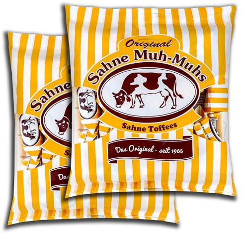2 er Pack 2 er Pack Original Sahne Muh-Muhs Sahne Toffees 2 x 215g