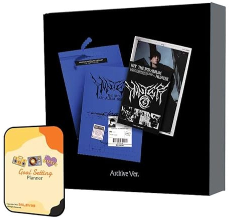 HUNTER KEY (SHINee) Album [Photobook Ver]+Pre Order Benefits+BolsVos Idol-Inspired Freebies (3rd Full Album)