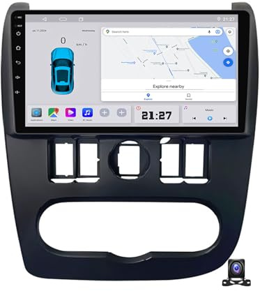 DXSYGMBN Wireless Carplay Screen for Car & Android Auto Head Unit Compatible with Lada Largus 2012~2020 Touchscreen 9in Double Din Car Stereo with Backup Camera Navigation 4G RDS,C20 Pro
