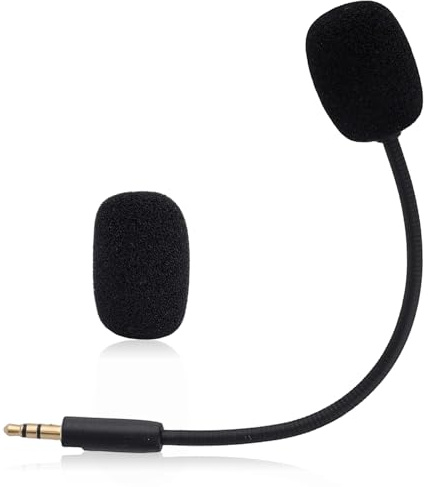BTFO Microphone de Remplacement pour Casques Razer Barracuda X, Microphone de Jeu Détachable 3,5mm avec Mousse Compatible avec Les Casques Barracuda X Réduction Bruit