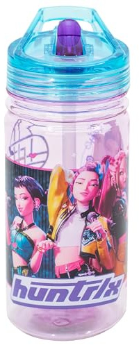 Stor Kpop Demon Hunters Kinder Trinkflasche 475ml Tritan mit Griff Auslaufsicher Wiederverwendbar BPA Frei Schule Sport Wasserflasche Kinder