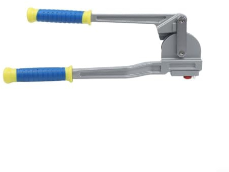 Piegatubi 3 in 1 per linee da 1/4 3/8 1/2 pollici, strumento di piegatura manuale compatto per tubi HVAC carburante freni in lega argento blu (CT-612M)
