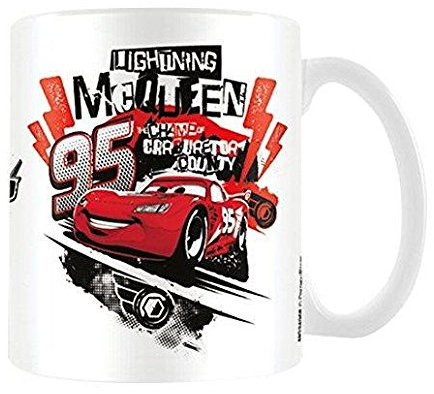 Disney Pixar Cars, Champ Ceramic Mug, Multicoloured, 7.9 x 11 x 9.3 cm