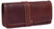 STILORD 'Lenny' Federmäppchen Leder Vintage klein Lederetui Elegantes Lederaccessoire ideal als Stifteetui Schreibmappe und Geldbörse echtes Büffelleder, Farbe:Cognac - Dunkelbraun