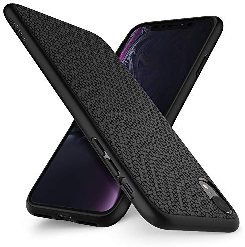 Spigen Cover Liquid Air Compatibile con iPhone XR - Nero