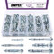 Molly Assortiment de 80 boulons d'ancrage creux parfaits pour sécuriser les cloisons sèches, les plaques et les panneaux aux murs ou plafonds – M4 × 32, M4 × 60, M5 × 52, M5 × 65, M6 × 52, M6 × 65
