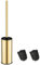 bgl WC-Bürstenhalter Gold, Edelstahl Gold Rund Freistehende WC-Bürste und Halter für Badezimmer (Gold)