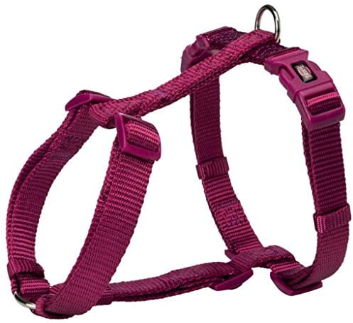 TRIXIE Premium H Geschirr Fuchsia L 60-87 cm/25 mm