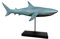 MichaelNoll Hai Haifisch Fisch Dekofigur Statue Skulptur Polyresin Modern - Maritime Deko für Wohnung in Holz-Optik Grün - Dekoration für Wohnzimmer, Schlafzimmer oder Badezimmer - XXL 59x24x38,5 cm