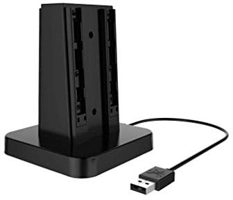 Station de Chargement pour 4 Joy-Con Manette Nintendo Switch Recharge (Noir)