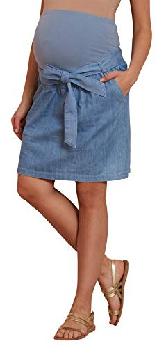 VERTBAUDET Jupe en Jean de Grossesse avec Ceinture Double Stone 44