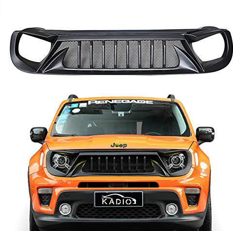 2019-2020 Renegade Accessori griglia Anteriore Inserti Griglia Anteriore Dell’Auto ABS Nero