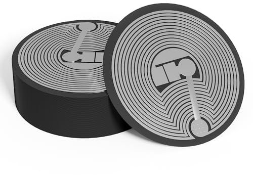 SANPOPO 30 Stücke NFC Tags Sticker,NFC-Tag, NTAG215 Tag Sticker Runde 25mm Schwarz NFC Chip, 540 Byte Speicher iPhone kompatibel mit NFC fähigen Handys und Geräten