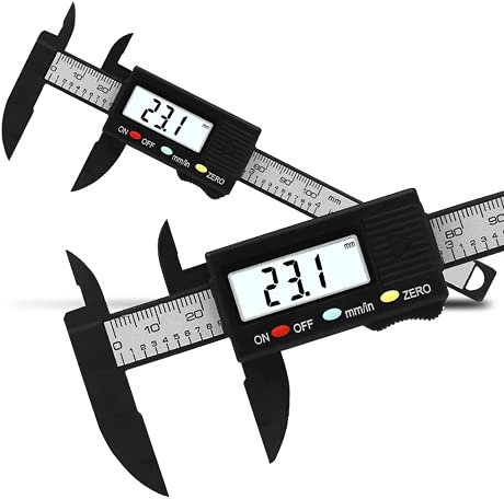 0-100mm Elettronico Digitale Vernier Calibro Strumento di Misurazione Calibro di Misura per Gioielli Misura Righello Digitale Trammel Bel Design