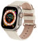 Fullmosa Kompatibel mit Apple Watch Armband 41mm 40mm 38mm, Lederband Ersatzband für Damen Herren, Klassische Leder Armbänder für iWatch 9/8/7/6/SE/5/4/3/2/1 Armband Weiss 38/40/41mm