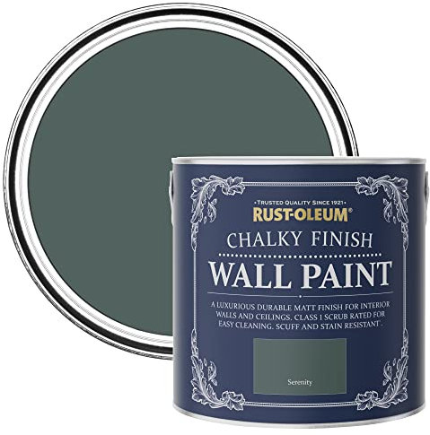 Rust-Oleum Green Matt Emulsion Wall Paint - Serenity 2.5L