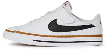Nike Unisex Kids Court Legacy Sneaker, White Pink Foam Sesame Honeyd, 2 UK