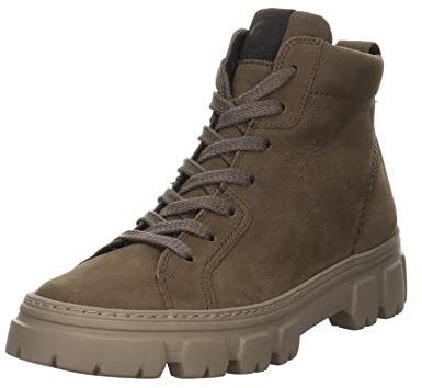 Paul Green Super Soft Schnürboot - Olive Veloursleder 40 EU