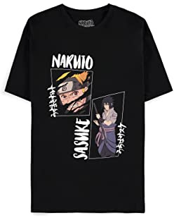 Naruto Shippuden - Herren Männer Jungen Kurzarm T-Shirt