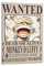 One Piece Wanted Luffy Wandkunst, Poster, Leinwanddruck, Poster, Kunstwerke, Raumdekoration, 20 x 30 cm