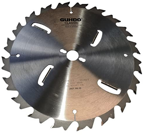 Guhdo HW Zuschneid Kreissägeblatt Sägeblatt Rasant 350x3,6/2,5x30 Z20F 200735030