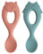 Tidy Tot ®™ Lot de 2 Cuillères d’Apprentissage en Silicone Bébé/Enfant 1er Âge. Dès 4-6 mois. Recommandé par Experts pour DME d'Alimentation Autonomes. Manches Prise en Main Facile.