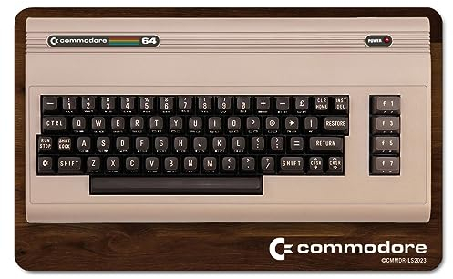 Logoshirt® Commodore I C64 I Tastatur I Classic I Frühstücksbrettchen I Schneidebrett I 23x14cm I spülmaschinenfest & hitzebeständig I Lizenziertes Originaldesign