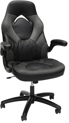 RESPAWN 3085 Gaming Chair - Gamer & Office Chair with Integrated Headrest, Adjustable Tilt & Tilt Lock - Gray