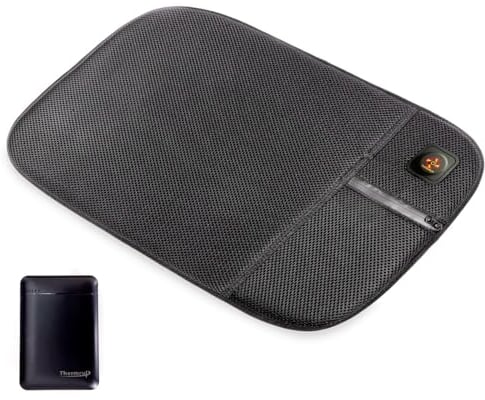 Thermrup Mobiles Beheizbares Sitzkissen USB-Betrieb +Powerbank 10000mAh