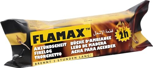 1-100 Stück Menge wählbar Flamax Kamin Anzündscheit Kaminscheit Firelog 1,1 Kg