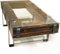 CHYRKA® Wohnzimmertisch Couchtisch Massivholz Metall Glastisch Holz Glas LEMBERG DROHOBYCZ Loft Handmade (Lemberg-Natur, 120x80 cm H=50 cm)