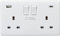 Knightsbridge 13A 2G DP Switched Socket with Dual USB A+C [5V DC 3.1A shared] Max. 15.5W