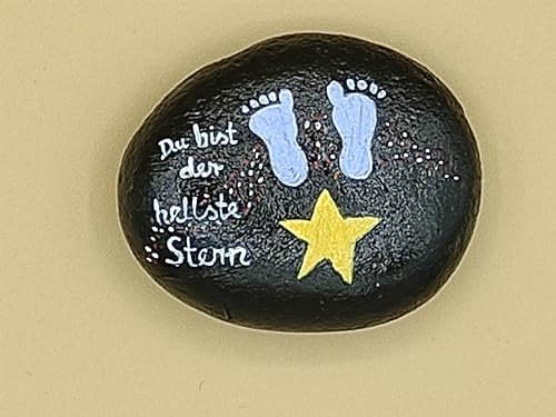 Gedenkstein für Sternenkinder mit einem Spruch als Andenken