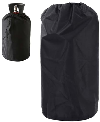 Delamiya Gas Bottle Cover (5 kg), Gas Bottle Cover, 210D Oxford Cloth Gas Bottle, 20 lbs, Fireproof, UV and Weather Resistant Propane Tank Cover, UV-Resistant, Heater Cover